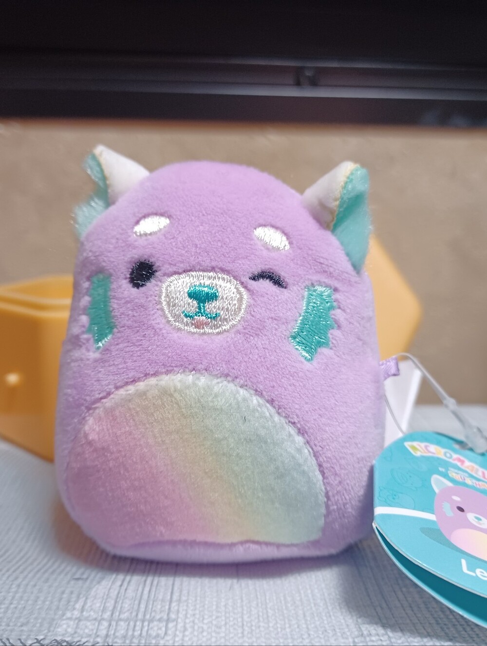 Squishmallows Micromallows Series 4 - Lexis The Multicolor Red Panda!